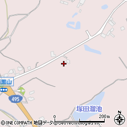 福岡県遠賀郡岡垣町黒山周辺の地図