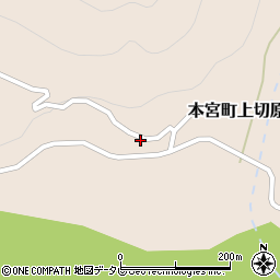 和歌山県田辺市本宮町上切原631周辺の地図