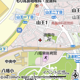 山王西団地公営住宅周辺の地図
