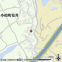 愛媛県西条市小松町安井118周辺の地図