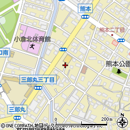 〒802-0044 福岡県北九州市小倉北区熊本の地図