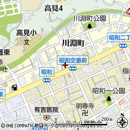 ファミリーマート八幡昭和町店周辺の地図
