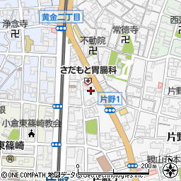 有限会社丸喜片野会館周辺の地図