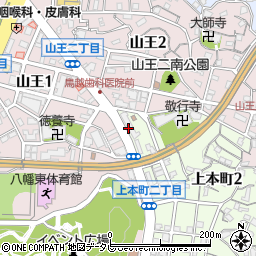 北九州市営上本町団地周辺の地図
