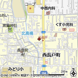 セブンイレブン松山西長戸町店周辺の地図