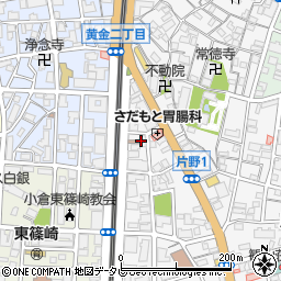 焼肉冷麺 肉衛門 小倉本店周辺の地図