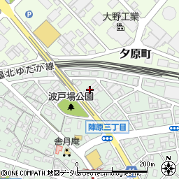 陣原アパート周辺の地図