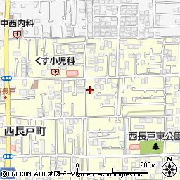 シニアパンション松山・西長戸町周辺の地図