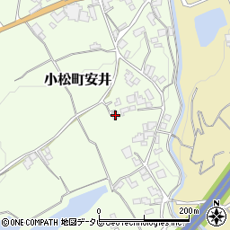 愛媛県西条市小松町安井136周辺の地図