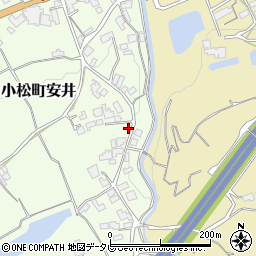 愛媛県西条市小松町安井甲-126周辺の地図