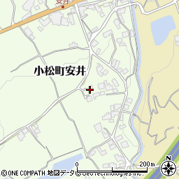 愛媛県西条市小松町安井146周辺の地図