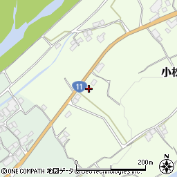 愛媛県西条市小松町安井甲-381周辺の地図