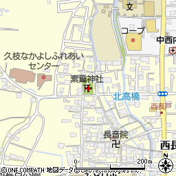 愛媛県松山市西長戸町787周辺の地図