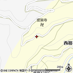 徳島県三好市西祖谷山村下吾橋114周辺の地図