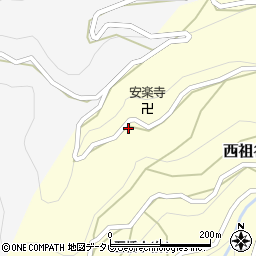 徳島県三好市西祖谷山村下吾橋114周辺の地図