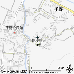 福岡県遠賀郡岡垣町手野838周辺の地図