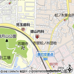 徳山内科周辺の地図
