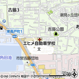 愛媛自動車学校周辺の地図