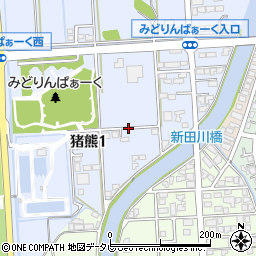 〒807-0001 福岡県遠賀郡水巻町猪熊の地図
