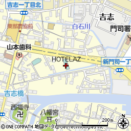 ＨＯＴＥＬ　ＡＺ北九州新門司港店周辺の地図