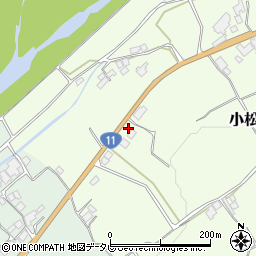 愛媛県西条市小松町安井381周辺の地図