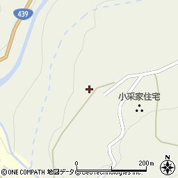 徳島県三好市東祖谷菅生36周辺の地図