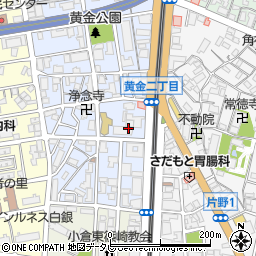 福岡ひびき信用金庫三萩野支店周辺の地図