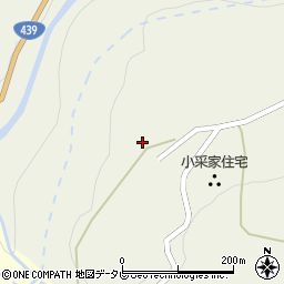 徳島県三好市東祖谷菅生35周辺の地図