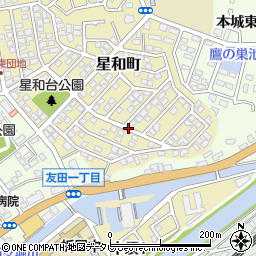 〒807-0829 福岡県北九州市八幡西区星和町の地図