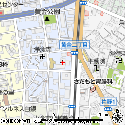 福岡ひびき信用金庫　事務センター周辺の地図