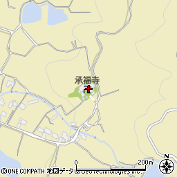 承福寺周辺の地図