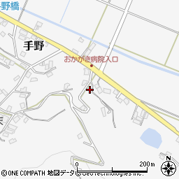 福岡県遠賀郡岡垣町手野725-6周辺の地図
