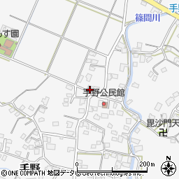 福岡県遠賀郡岡垣町手野442周辺の地図