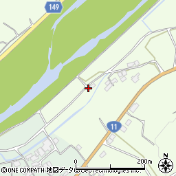 愛媛県西条市小松町安井甲-602周辺の地図