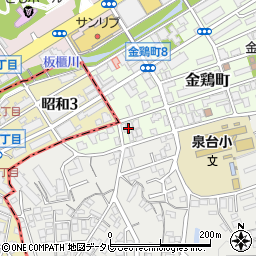 シャトレ金鶏２周辺の地図