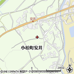 愛媛県西条市小松町安井232周辺の地図