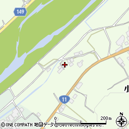 愛媛県西条市小松町安井243周辺の地図
