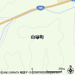 徳島県阿南市山口町周辺の地図