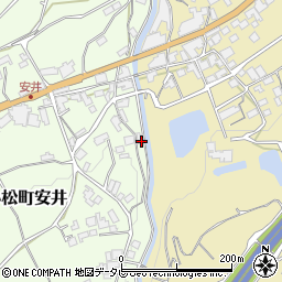 愛媛県西条市小松町安井188周辺の地図