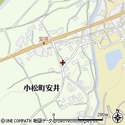 愛媛県西条市小松町安井230周辺の地図