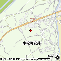 愛媛県西条市小松町安井甲-239周辺の地図