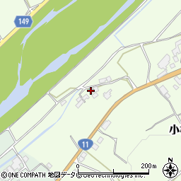 愛媛県西条市小松町安井439周辺の地図