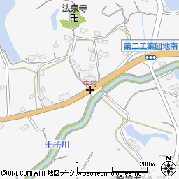 中村周辺の地図