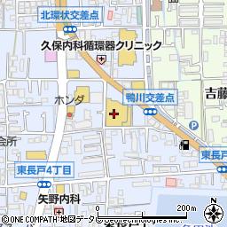 セブンスター　東長戸店周辺の地図