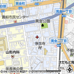 男爵三萩野周辺の地図
