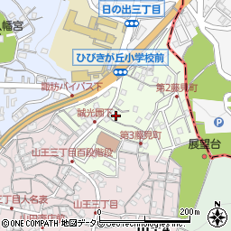 福岡県北九州市八幡東区藤見町周辺の地図