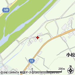 愛媛県西条市小松町安井甲-442周辺の地図