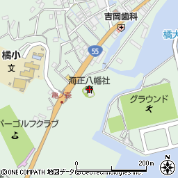 海正八幡社周辺の地図
