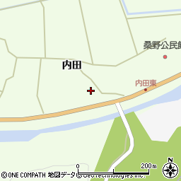 徳島県阿南市山口町内田56周辺の地図