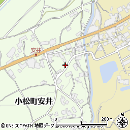 愛媛県西条市小松町安井201周辺の地図